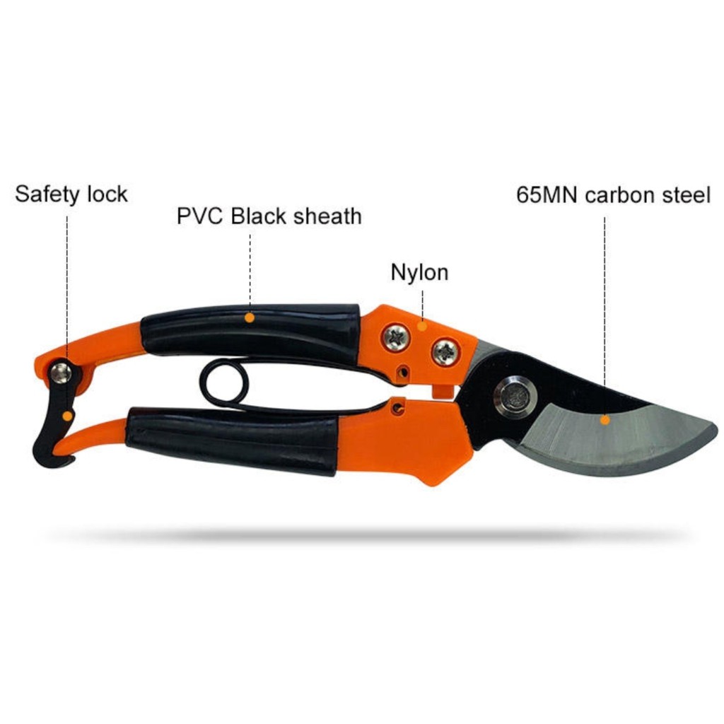 Gunting Dahan Ranting Batang Daun Tanaman Bunga Gunting Bonsai Pruning Shears KENMASTER K-800