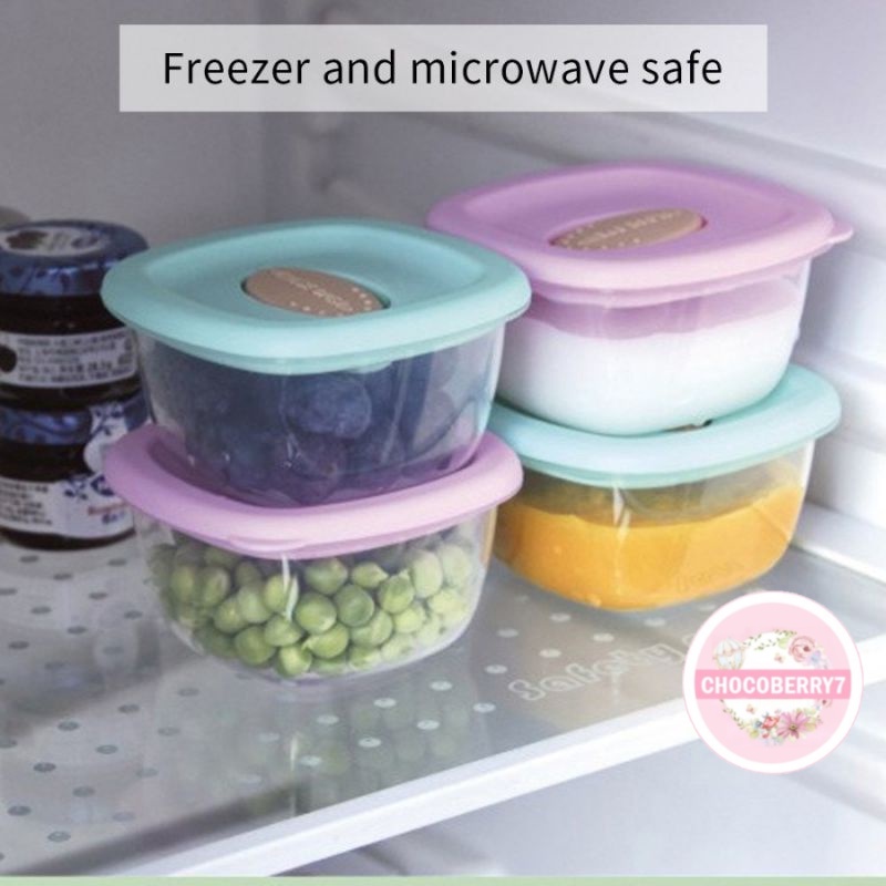 Kandila Baby Food Container Makanan MPASI Bayi isi 4 pcs Jiayi BebeWawa Wadah Tempat Makan Bayi Silikon KDL027