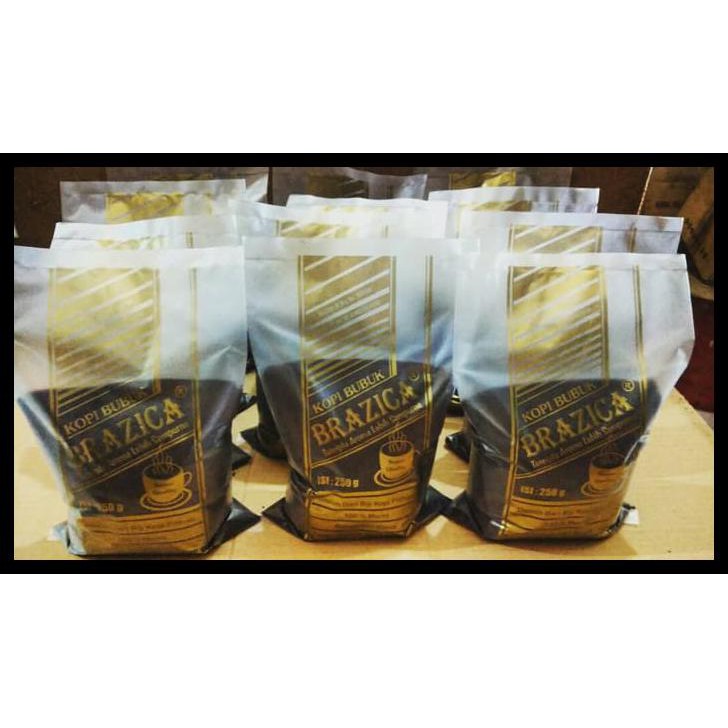 

KOPI BUBUK ROBUSTA LAMPUNG 1 KG "BRAZICA" GOLD QUALITY