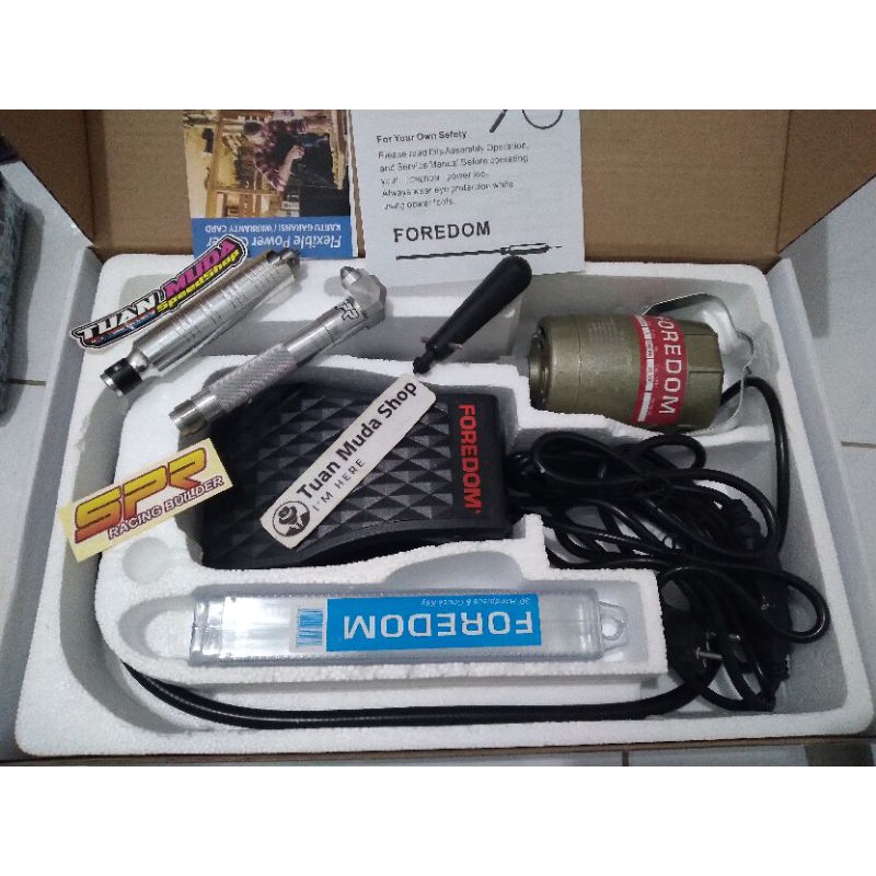 borcun bor tuner bengkok 90 spr bor gantung foredom