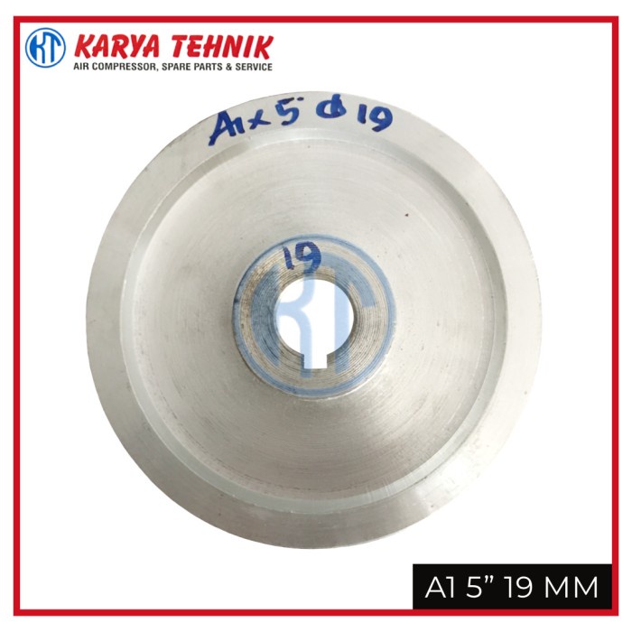 Pulley / Pully / Puli Dinamo Kompresor Udara 5" Diameter 19 mm