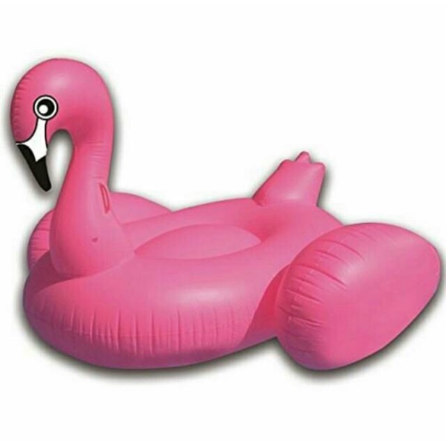 Flamingo Float Pelampung Ban Kasur Apung Karet Kolam Renang Air Outdoor anti bocor