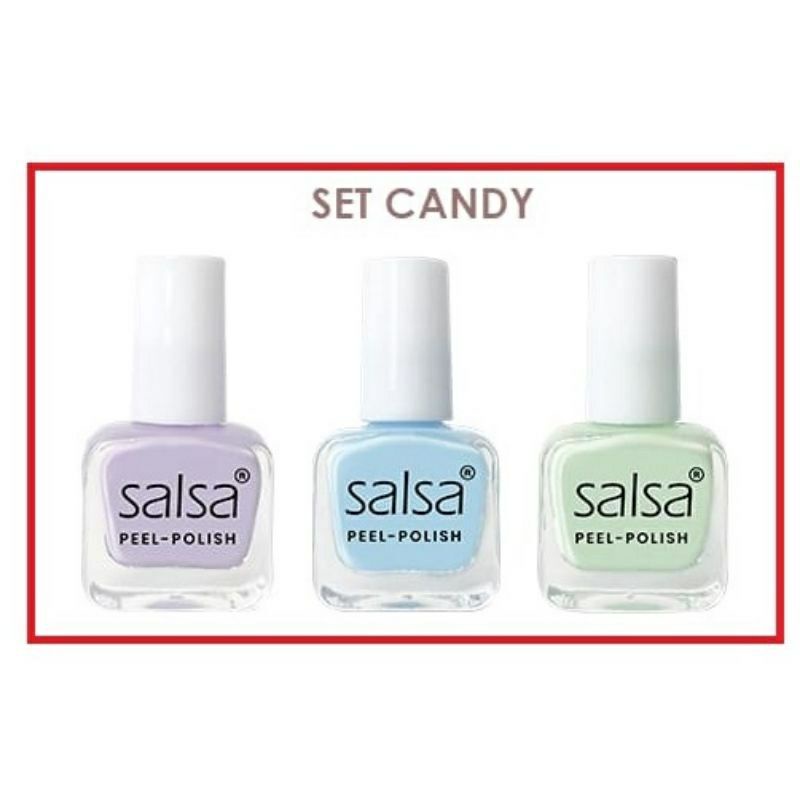 SALSA Nail Polish Peel Off | Kutek 1 Set