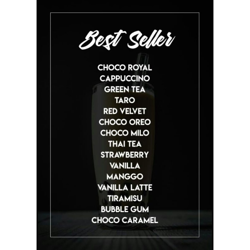 

Bubuk Minuman Kekinian