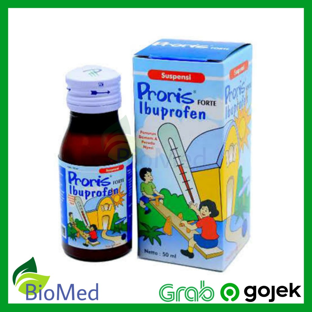 PRORIS FORTE SIRUP 50 ml - Obat Demam Pusing Sakit Kepala Tahan Sakit