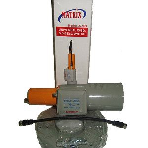 LNB Matrix Parabola C KU Band Combo untuk 1 Receiver