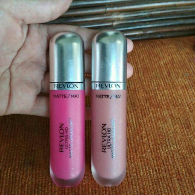 Lipstik revlon ultra HD matte lipcolor : seduction & obsession