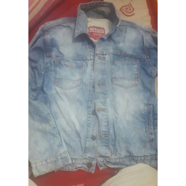 Jaket levis /jeans oxygen bekas