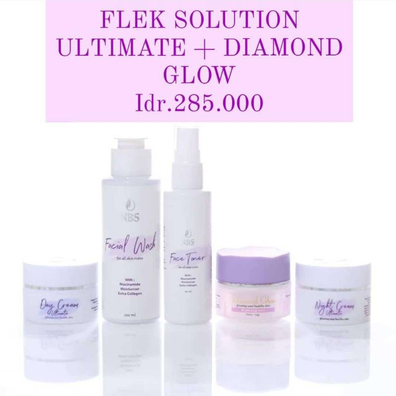 NBS Flek solution (paket krim untuk wajah flek) original