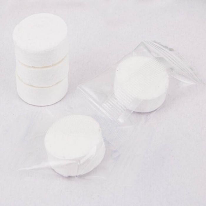 TEXTILEALL Handuk Mini Travel Disposable Towel 50 PCS - White