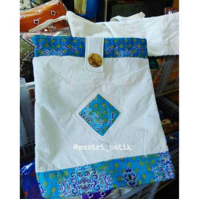 

Goodiebag blacu batik / tas blacu batik / tas seminar lapisan busa+furing