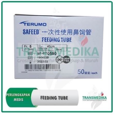 NGT TERUMO No Fr 3,5 / FR 5 / FR 8 / NGT Feeding Tube Terumo / NGT Terumo FR 3 5 8 / Feeding Tube
