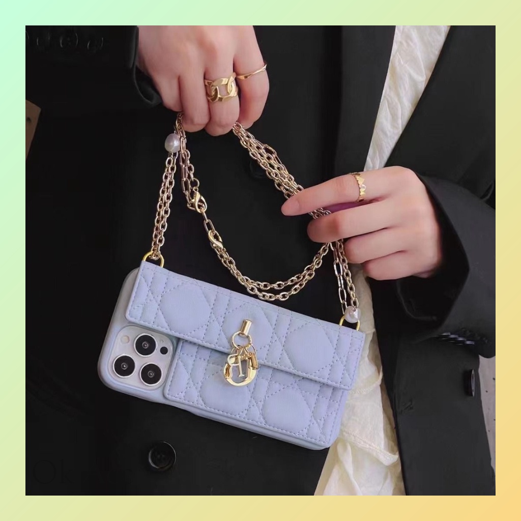 Case Tas Sling FH73 Dompet tempat kartu mini card atm cc ktp for iphone 11 12 13 14 PLus 14+ Pro max