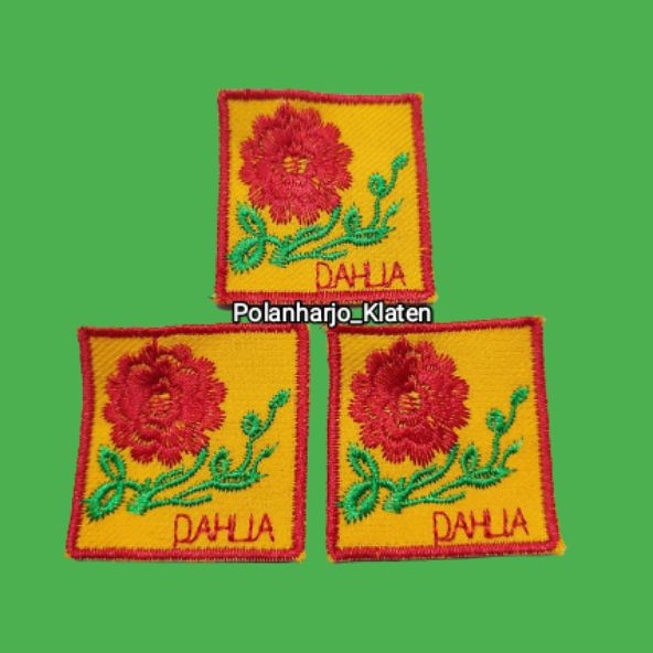 Tanda Regu Pramuka Putri Dahlia / Tanda Regu Pramuka Dahlia / Tanda Regu Dahlia