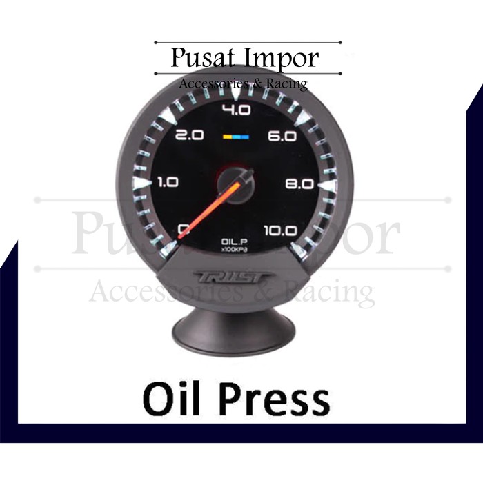 Dijua  Greddy Sirius Indikator OIL PRESS - New Greddy 60 mm OIL PRESSURE  Murah