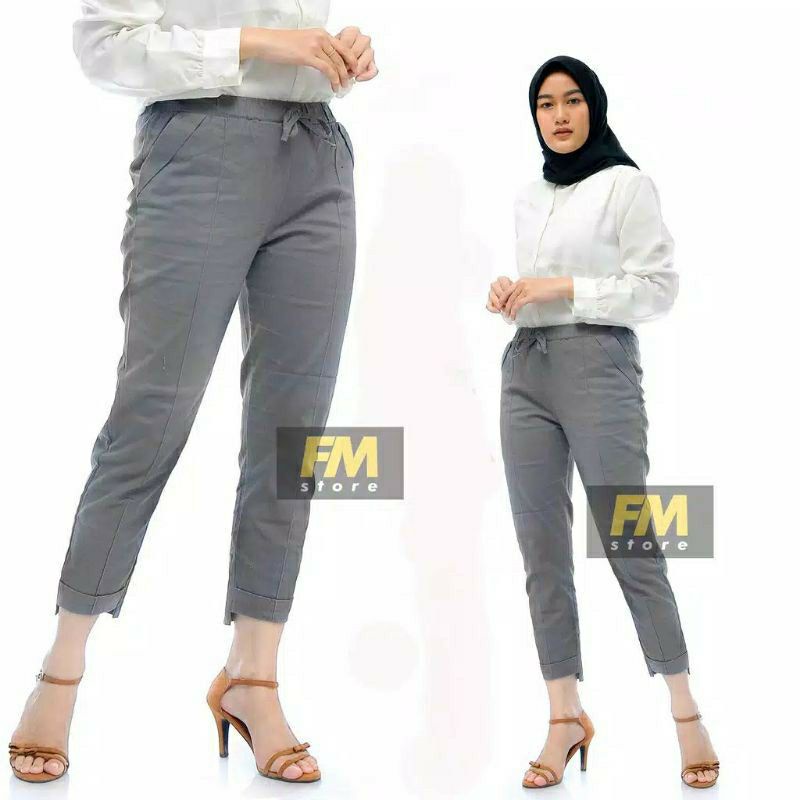 Celana Baggy Pants Wanita Premium Ukuran standar sampai jumbo XXL