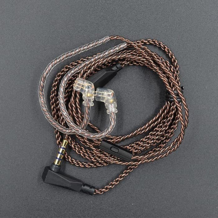 Kabel KZ Cable KZ Type C Upgrade Copper Silver Original ZSN PRO X ZS10 PRO DQ6 Mic