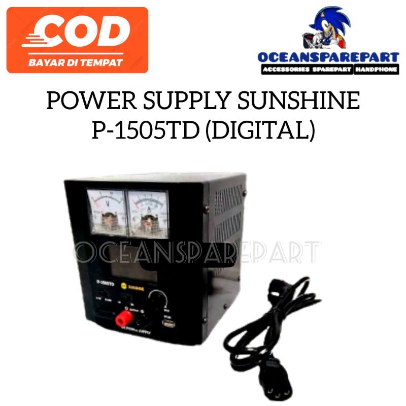 Power Supply Sunshine P-1505Td (Digital) Terbaru