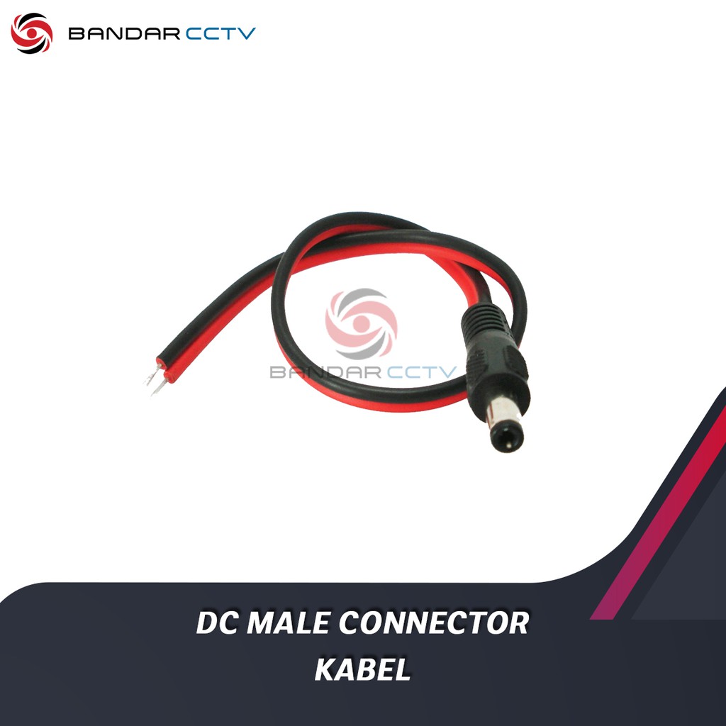 Jack DC Male Connector Kabel