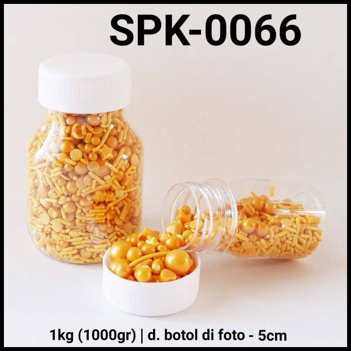 

Spk-0066 Sprinkles Sprinkle Sprinkel 1Kg 1 Kg Mutiara Bintang Emas