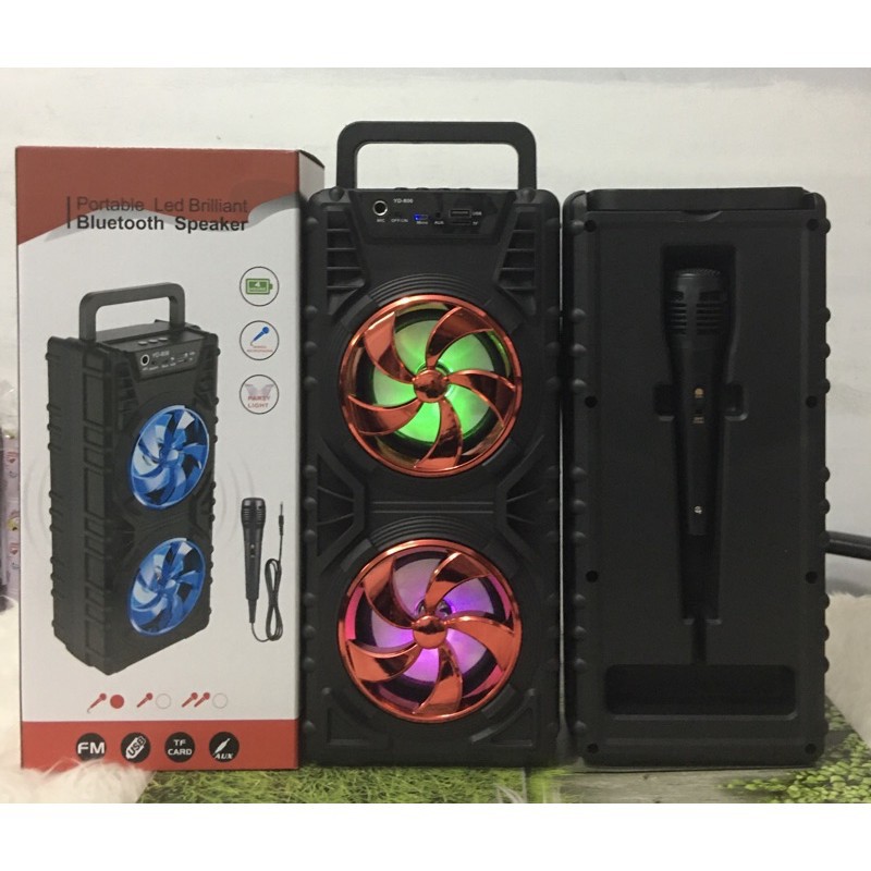 SPEAKER BLUETOOTH KARAOKE YD-806 Free Mic Speaker Fullbass Speaker Extrabass