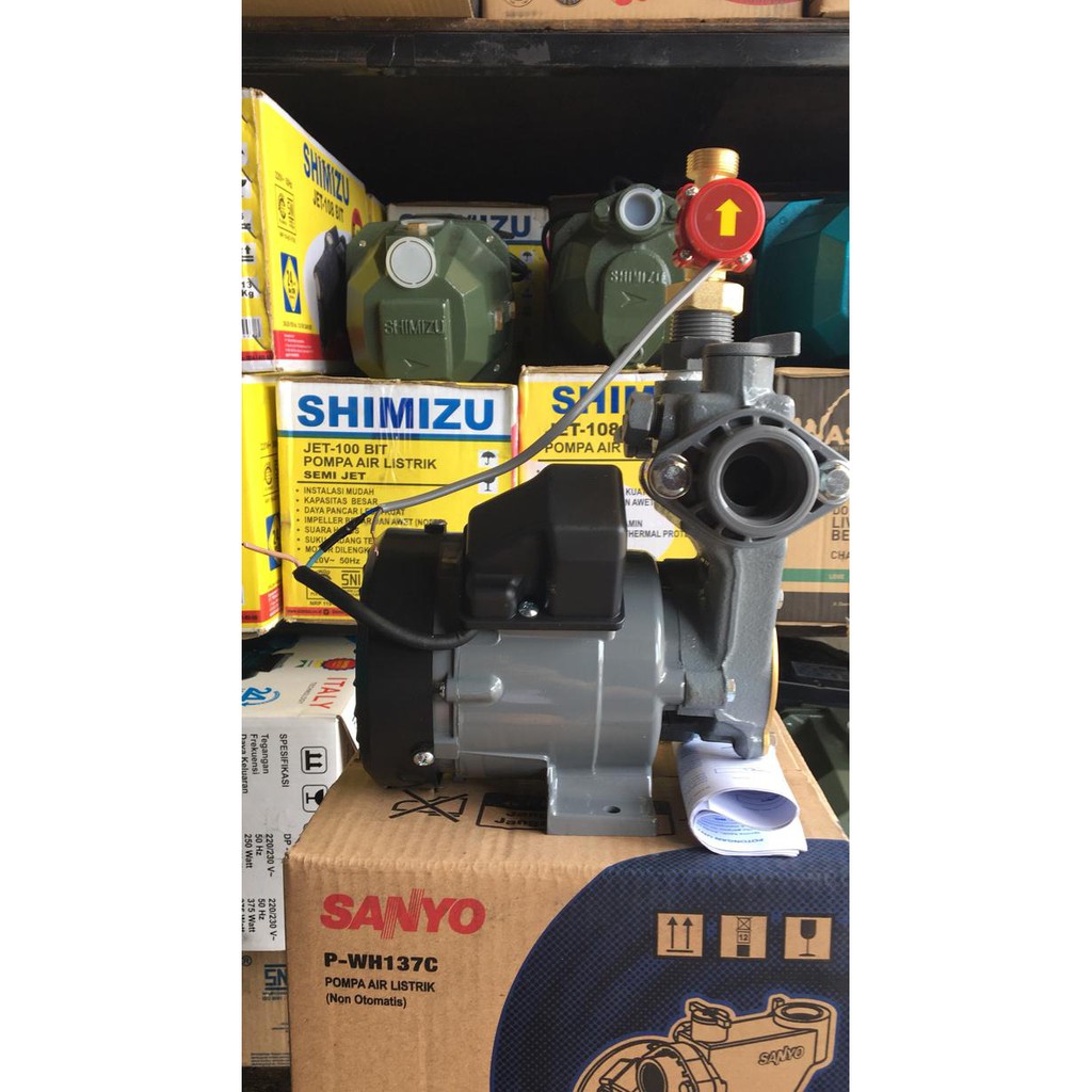 Mesin Pompa Air Pendorong/Boster Sanyo Pwh 137 Medanbaiak.Store