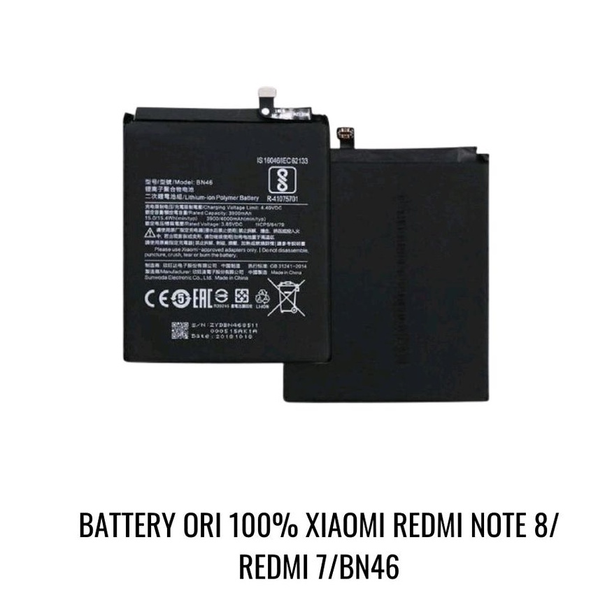 BATTERY ORIGINAL XIAOMI REDMI 7 / REDMI NOTE 8 / BN46