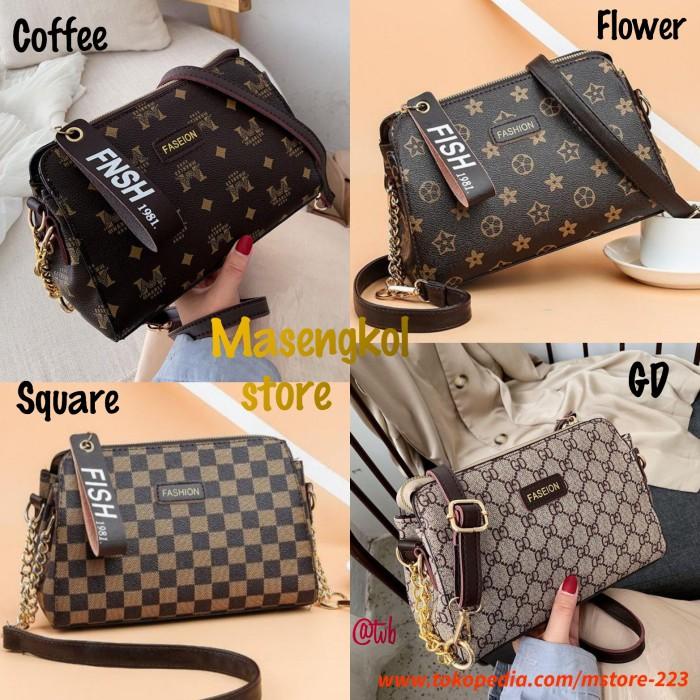 Tas Selempang Import Wanita modis Branded Batam murah Kerja B8074LQ