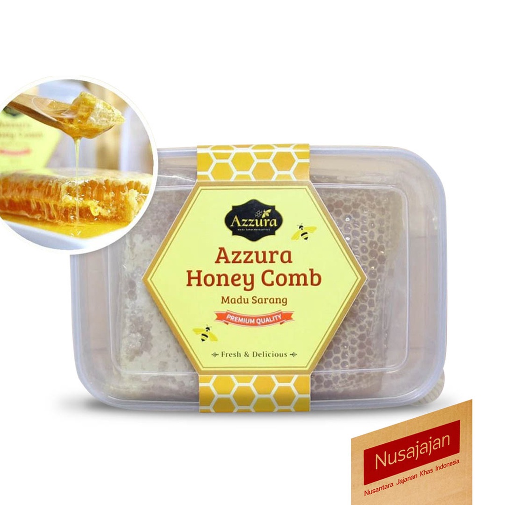 

Madu Sarang Murni Raw Honey Comb Azzura 250 Gram