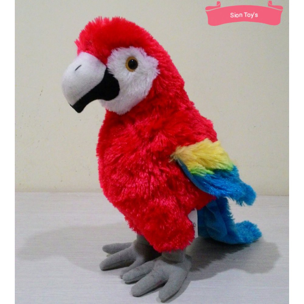 Boneka Burung Red Macaw Murah