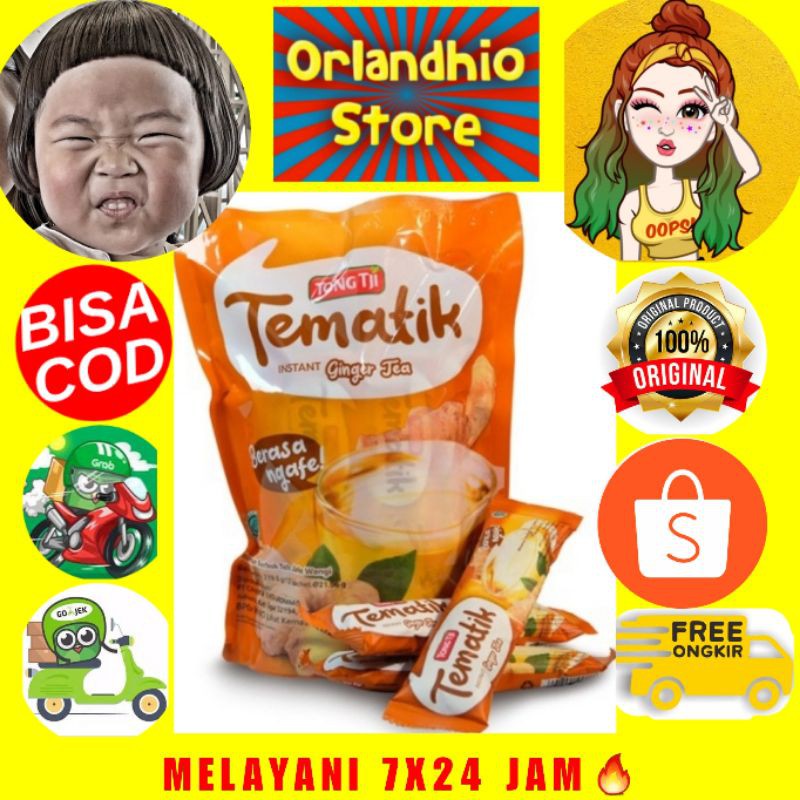 

Tong Tji Tematik Instant Ginger Tea✔️ BERASA NGAFE!❤️