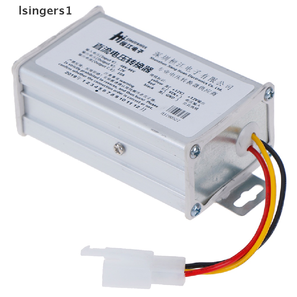 (lsingers1) Adapter Konverter DC 48V-96V Ke 12V-10A 120W Untuk Baterai Mobil Elektrik