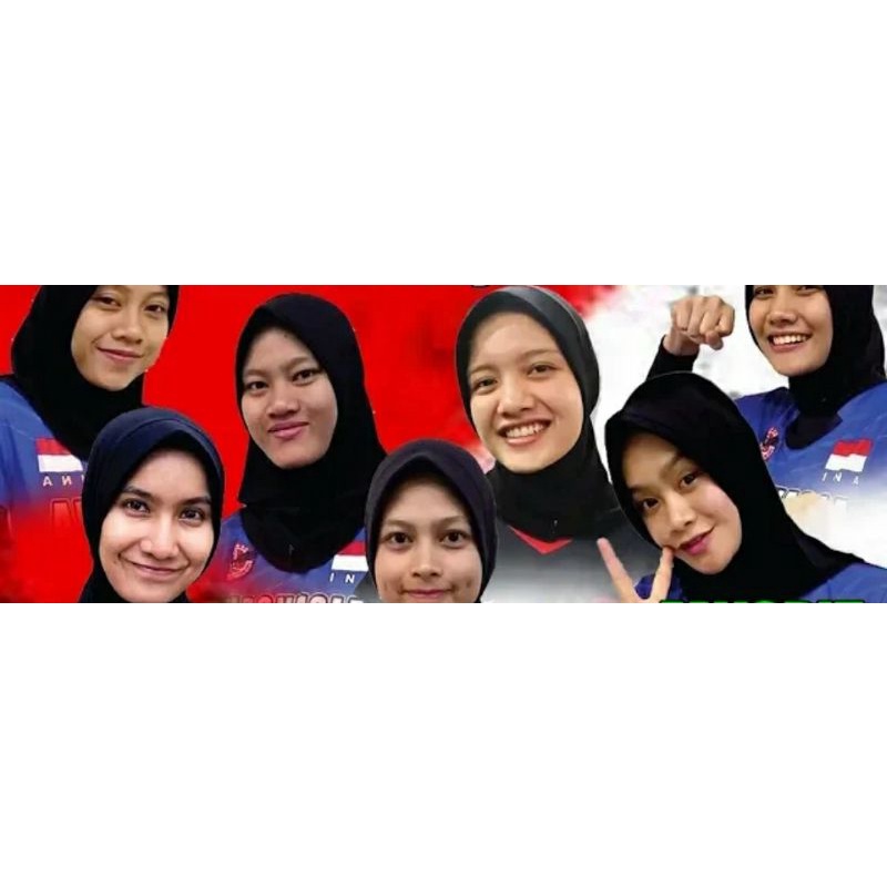 Jilbab Instan simple Pet Mini Hitam Hijab Sport Olahraga Wanita-1