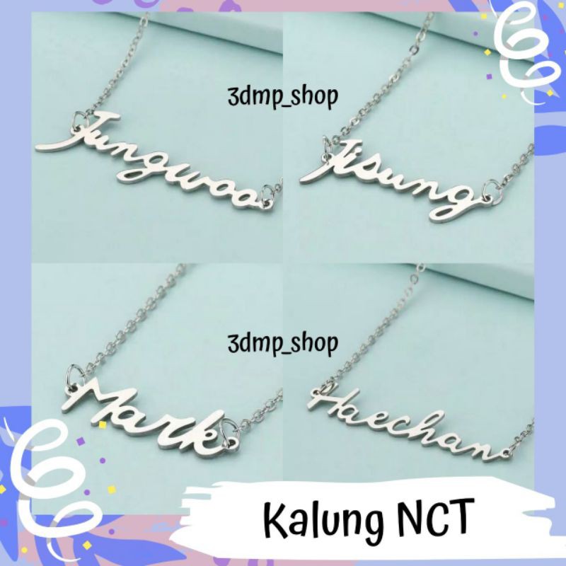 Kalung NCT Jaemin Jeno Jisung Madk Haechan Lucas Chenle Doyoung Johny