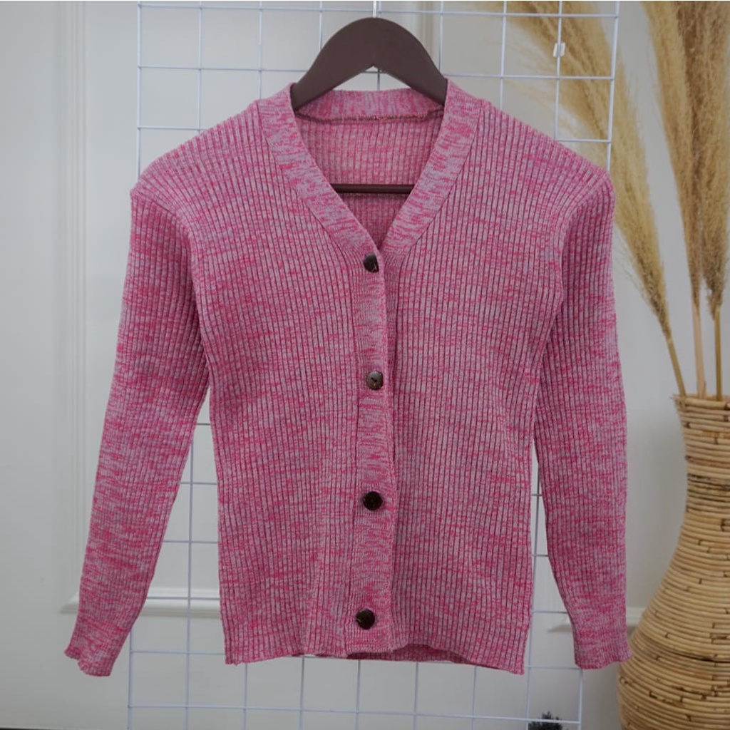 ZAHRA - Cardigan Wanita Rajut Twist LEYA Twist Cardy