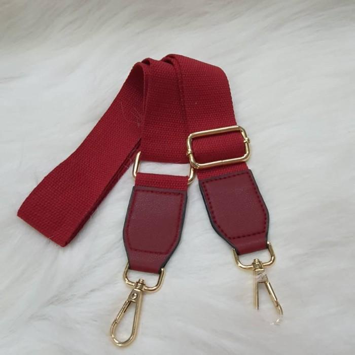 Strap / Clark Canvas Polos Bag Strap / Tali Tas Polos Canvas Adjustable