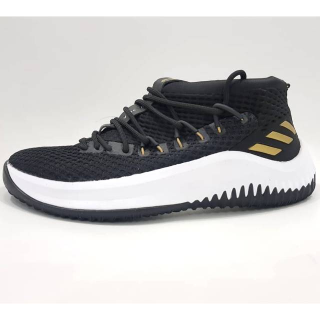 Adidas Dame Lilard Black Gold Sepatu Pria Kekinian Sepatu Murah Sepatu Remaja Anak Dewasa Cowok