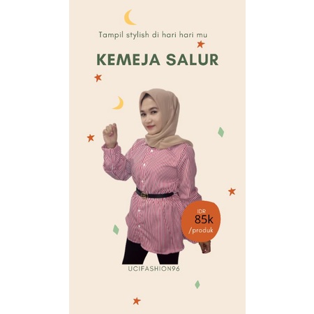 KEMEJA VIRAL-KEMEJA SALUR-KEMEJA KERJA-KEJA WANITA