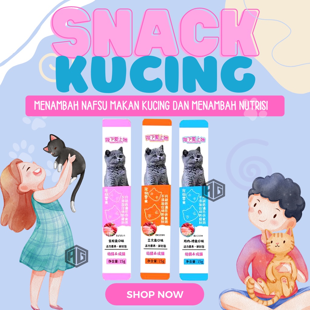 Cemilan Kucing CAT SNACK KUCING Cemilan Kering AGZONE