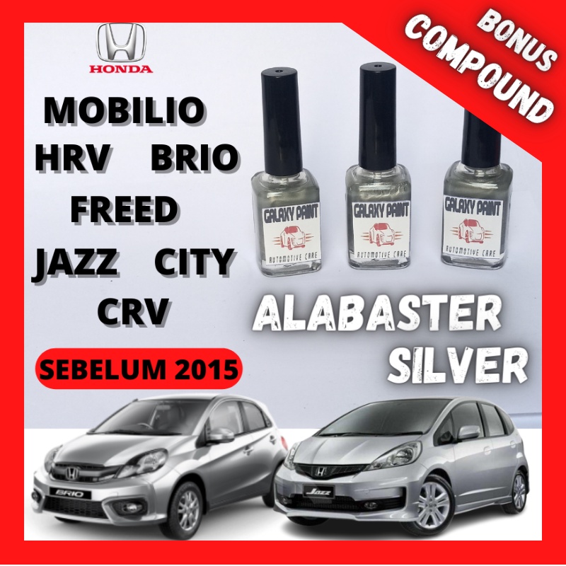 Cat Mobil Oles Honda Alabaster Silver Penghilang Goresan Baret Lecet