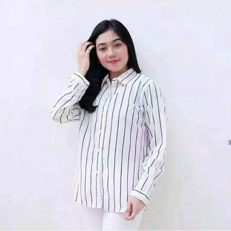 KEMEJA SALUR JUMBO DAN STANDAR||KEMEJA KANTOR|KEMEJA WANITA