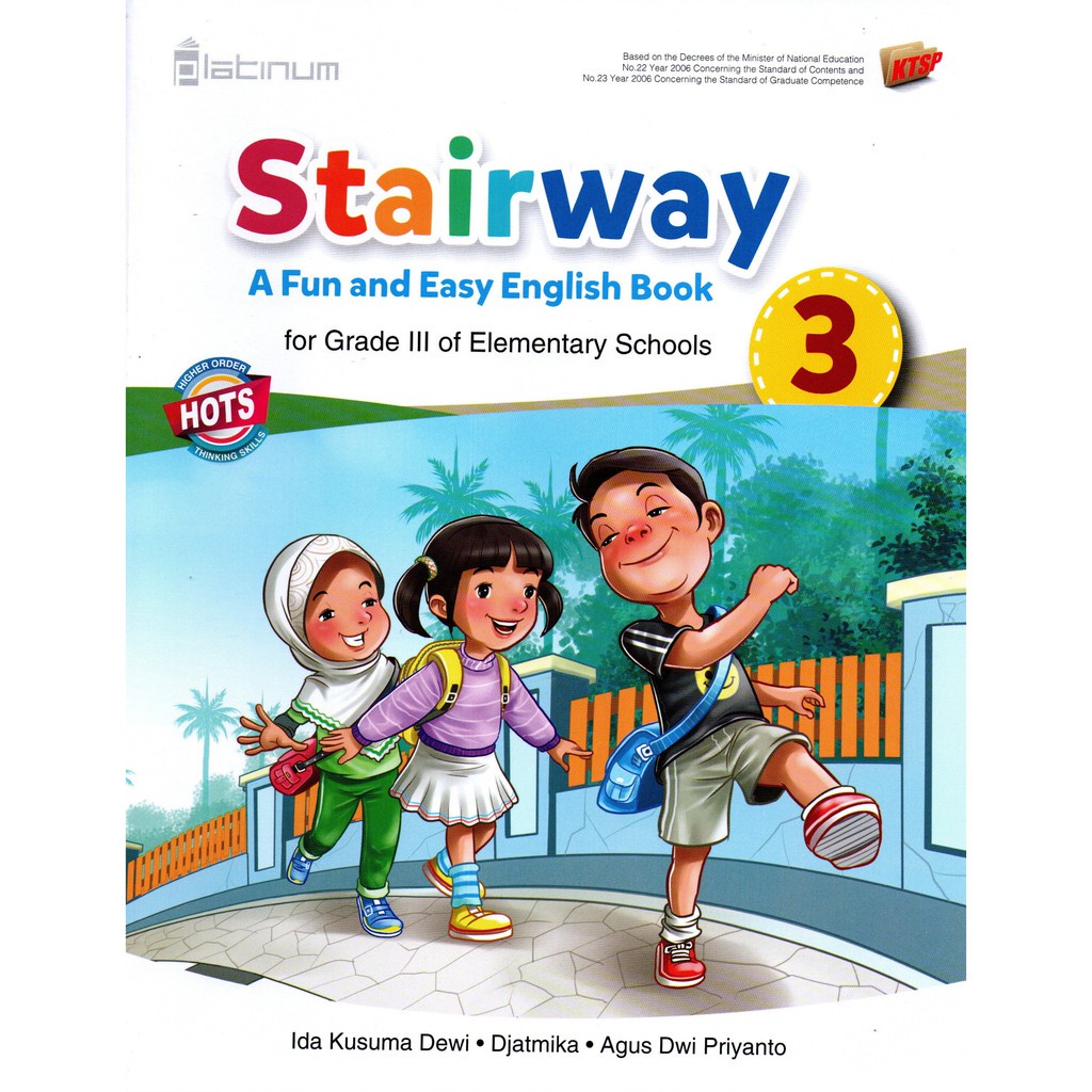 Buku Bahasa Inggris Kelas 1 2 3 4 5  6 / Bahasa Inggris SD / Buku Stairway SD / PLATINUM HOTS-3