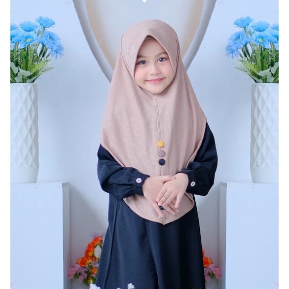 Dara Series Kids Hijab Terbaru Jilbab Anak Couple Bahan Jersey Lembut By Azamka Hijab