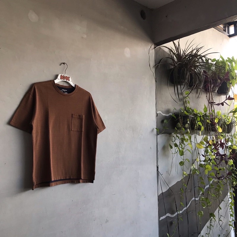 GLOBAL WORK OVERSIZE POCKET TEE