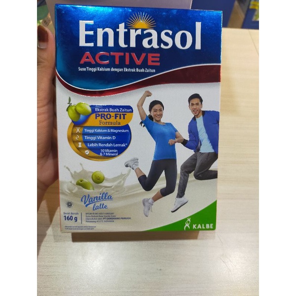 

entrasol active 160gram vanila latte