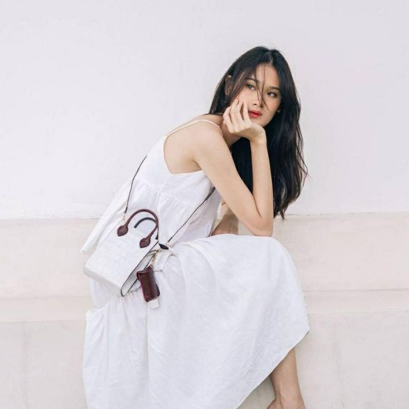 Tas Hp Korea [ White / Putih ] Import Terlaris Mutiara Kekinian Lucu Bagus Imut Keren Impor