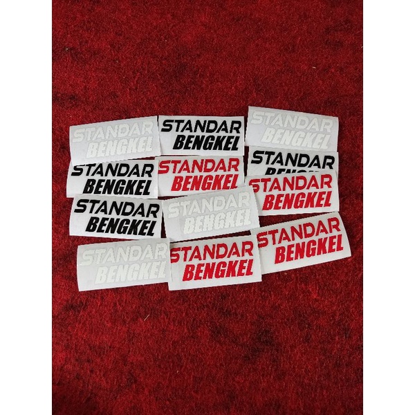 STIKER CUTTING STANDAR BENGKEL