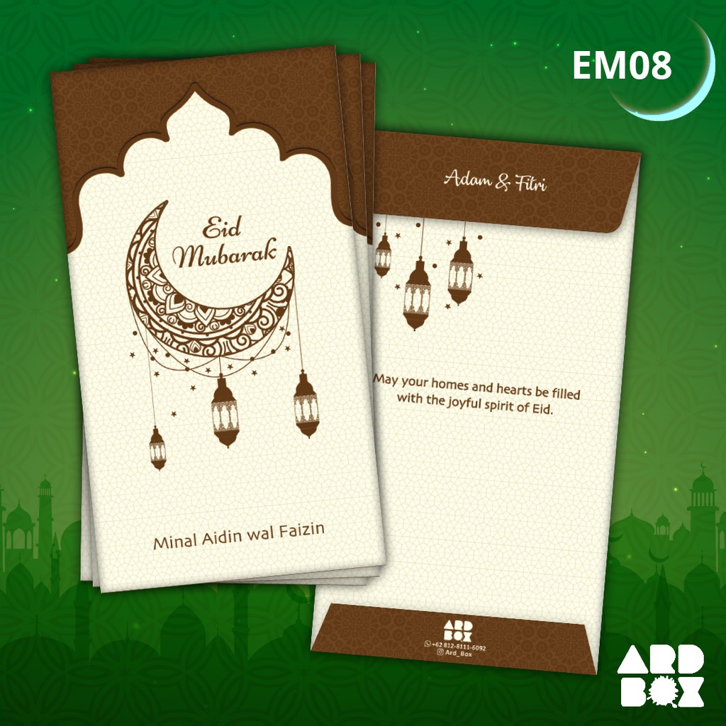 

Amplop Ramadhan Angpao Lebaran Custom Hari Raya Idul Fitri Baru EM08
