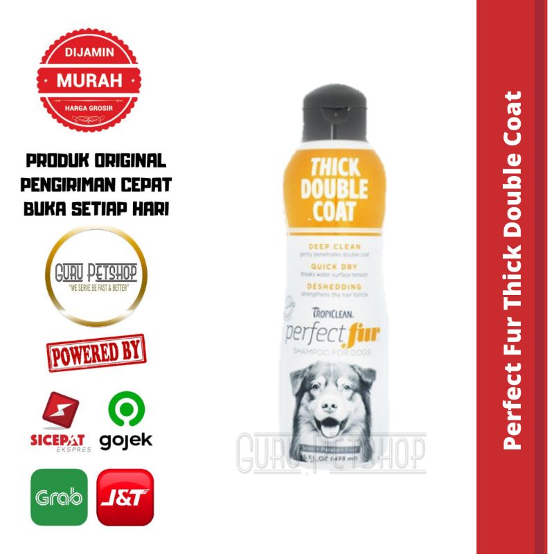 Tropiclean Perfect Fur Shampoo - Thick Double Coat Shampoo 473ml