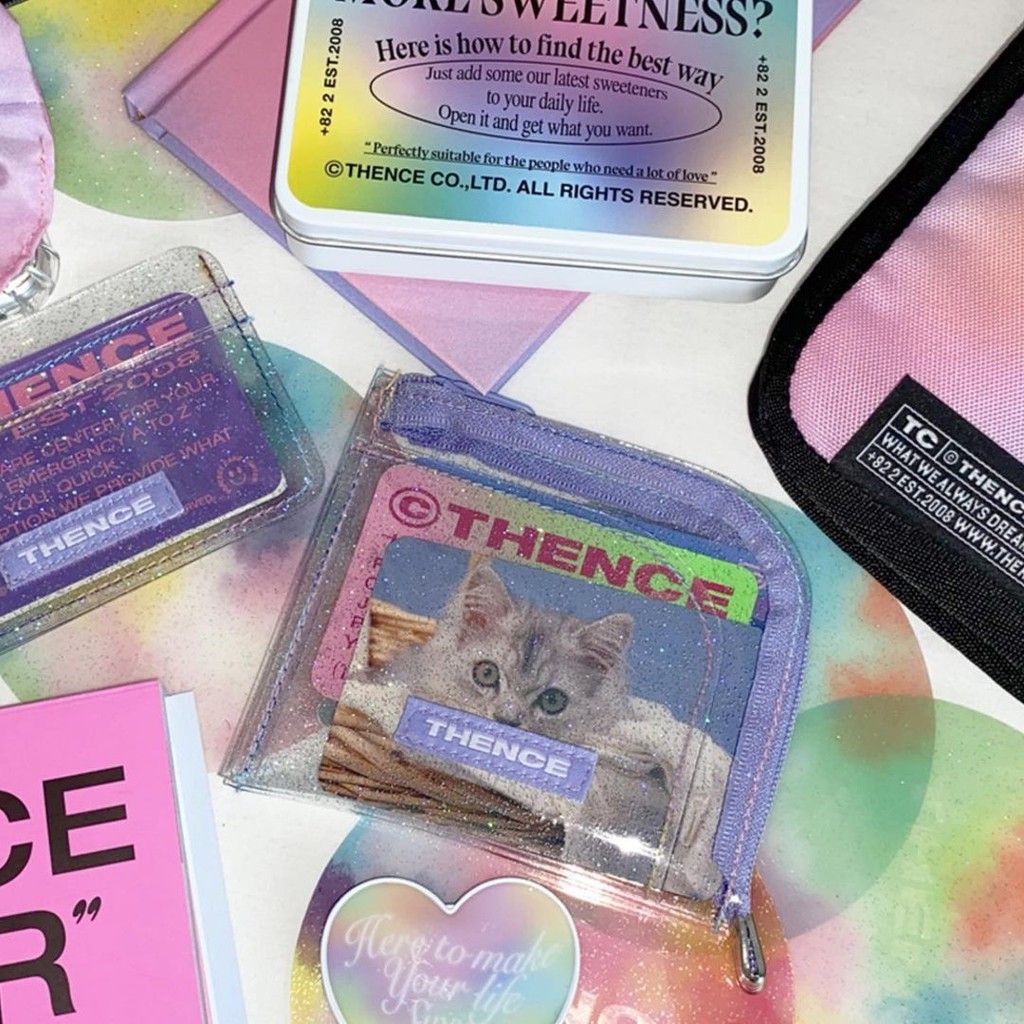 KOREA THENCE STUDIO CARD WALLET LDP OFFICIAL ALMOST DOMPET COLLECT BOOK BLUE JELLY TWINKLE KPOP